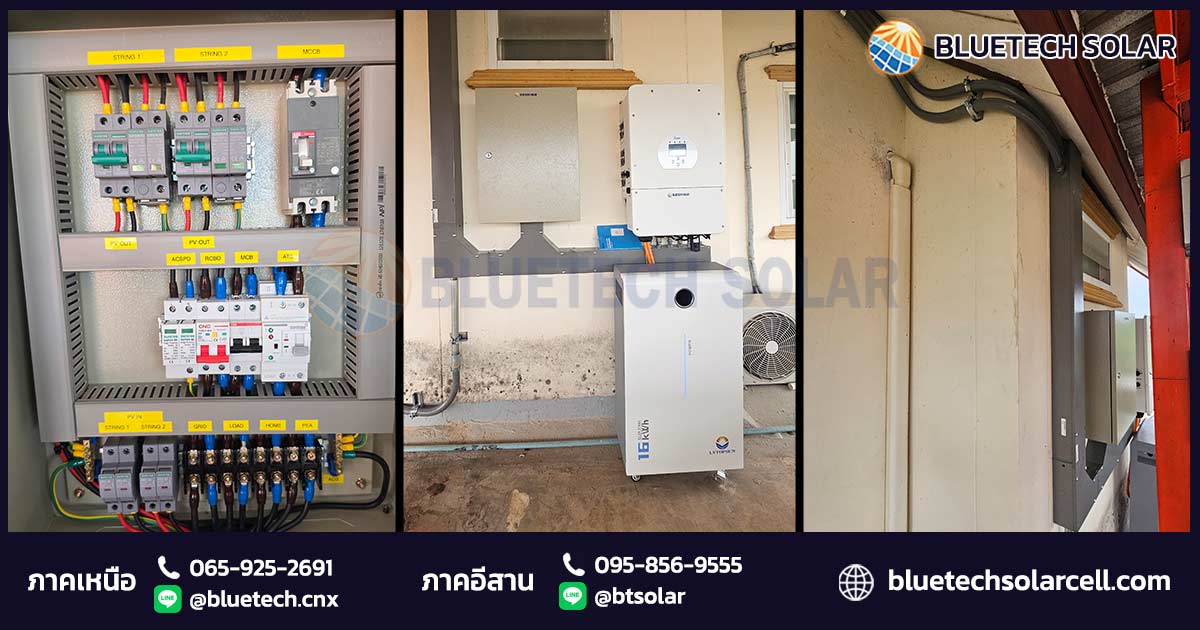 ทำไม บ้าน ในพื้นที่ จังหวัดสกลนคร ต้องติดตั้ง โซลาร์รูฟท็อป? ผลงานติดตั้งโซลาร์รูฟ สกลนคร ระบบ Hybrid 10KW