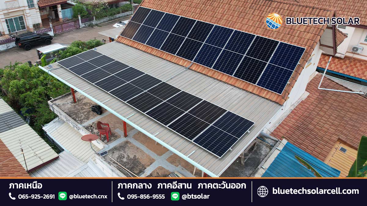 โซล่าเซลล์ ระยอง ติดตั้งกับ BlueTech Solar การลงทุนระยะยาวที่คุ้มค่า สำหรับบ้าน ธุรกิจ โรงแรม หอพัก และโรงงาน