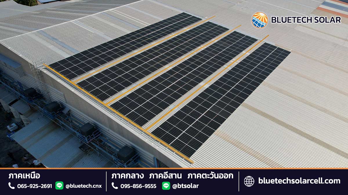 ระบบโซล่าเซลล์ On-grid บิ๊กแคท มาร์ท จังหวัดยโสธร